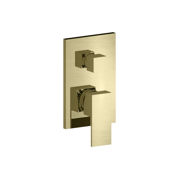 VINCENT 2-function trim kit in brushed brass (gold) finish