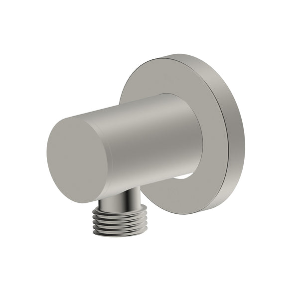 Violetta-bn Round Feed Elbow in Brushed Nickel