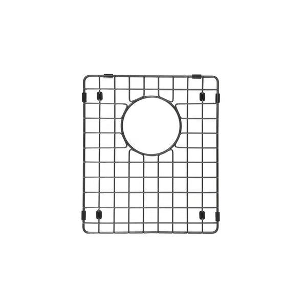 Emilio Bottom Sink Grid with Rubber Feet in Black Stainless Steel